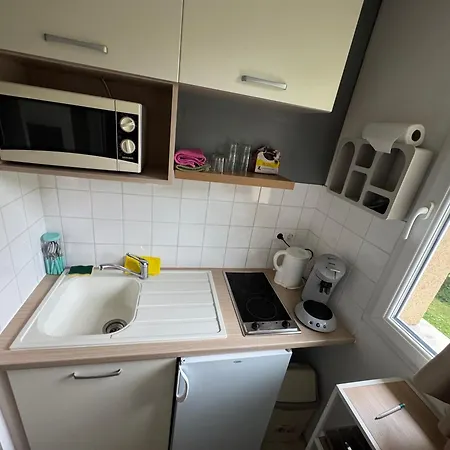 T1 Piscine Chauffee Parking Gratuit Les Hauts Dhonfleur Apartamento