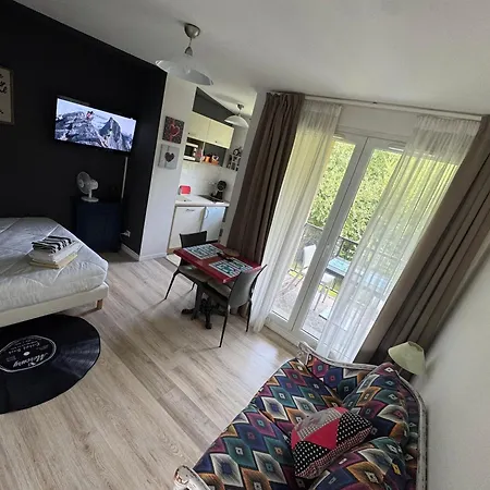 T1 Piscine Chauffee Parking Gratuit Les Hauts Dhonfleur Apartment Équemauville