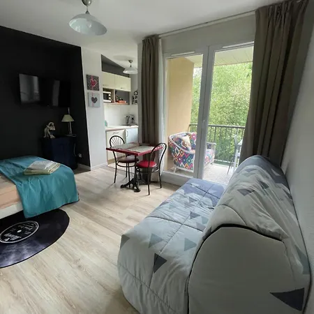 T1 Piscine Chauffée Parking Gratuit Les Hauts Dhonfleur Apartamento Équemauville